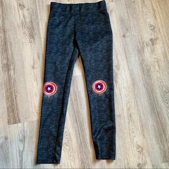 Marvel Captain America Leggings, Size Large - Picture 1 of 4